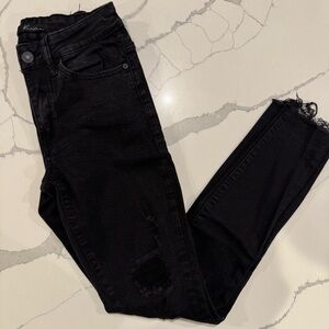 KanCan Black Distressed Skinny Jeans